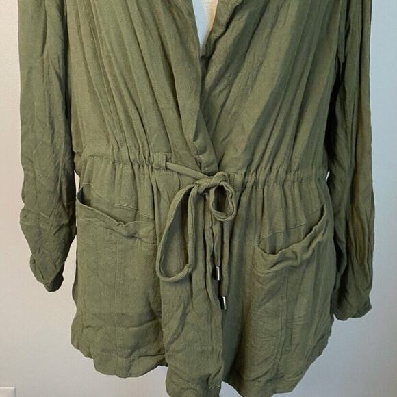 Torrid Army Green Utility Jacket Size 2 - Picture 5 of 10